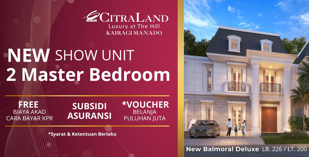 Tipe Rumah Baru Manado