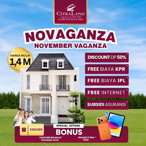 Pop Up November CitraLand Kairagi Manado